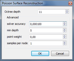 qPoissonRecon dialog